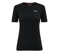 Salewa Cristallo Warm Alpine Merino Responsive Short Sleeve Base Layer Noir XS Femme
