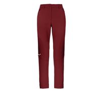 Pantalon softshell femme salewa dolomia rouge