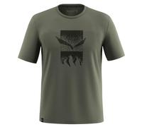 Salewa T-shirt manches courtes Eagle 3cime Vert M Homme