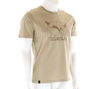 Salewa Eagle Geometric Hommes T-shirt S Beige