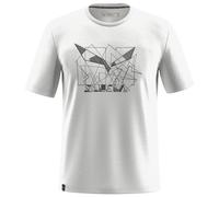 T-shirt Salewa Eagle Geometric manches courtes blanc - L
