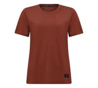Salewa T-shirt femme Eagle Logo Patch manches courtes marron orange 34