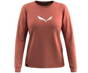 Salewa Eagle Solid Logo Dry Tee W, Rouge étruscan, Taille M