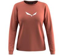 Salewa Eagle Solid Logo Dry Tee W, Rouge étruscan, XXS