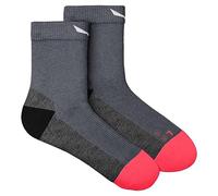 Salewa Femme Mtn Trn Am W Qrt Sock Chaussettes en laine m rinos, Gris mélang 6080, 36 EU