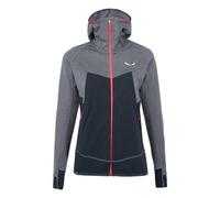 Salewa Femme PUEZ HYBRID PL W FZ HDY Veste Softshell, navy blazer melange/6080, 48/42