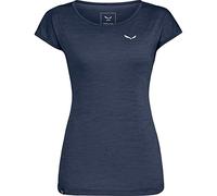 Salewa - Women's Puez Melange Dry S/S Tee - T-shirt - 44 - navy blazer melange