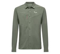 Salewa, Homme, Chemises, Vert, Taille: M Puez L/S Shirt
