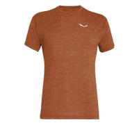 Salewa Homme Puez Melange Dry M S/S Tee T-Shirt, Bombay Brown Melange, 6XL