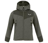 Salewa - Kid's Agner Melange PolarLite Full Zip Hoody - Veste polaire - 152 - faded green