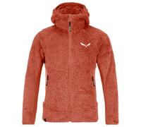 Salewa Veste à capuche Puez Highloft Polarlite 2 pour enfants, Rouge, 164
