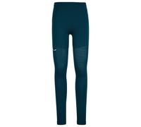 Salewa - Kid's Zebru Medium Warm AMR Tight - Sous-vêtement mérinos - 116 - pond blue