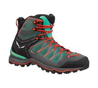 Salewa Chaussures de randonnée Mountain Trainer Lite Mid – Gore-tex® – Vert/Rouge EU 38 Femme