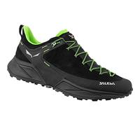 Salewa MS Dropline Leather Chaussures de Trail, Black/Pale Frog, 42.5 EU