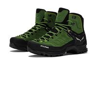 Salewa MS Mountain Trainer Mid Gore-TEX Chaussures de Randonnée Hautes, Myrtle/Fluo Green, 44 EU
