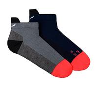 Salewa MTN Trn Am W Low Sock Chaussettes, Gris Moyen / 3960/6080, 38 Femme