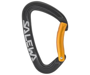 Salewa - Ortles Bent Carabiner - Mousqueton de progression - black / orange
