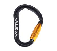 Salewa - Ortles HMS C.3 M Carabiner - Mousqueton HMS - black / orange