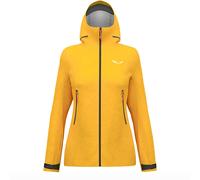Veste impermeable femme salewa ortles 3l gore tex jaune