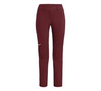 Salewa Pantalon Durastretch Puez Orval 2 pour Femmes, Rouge, XL