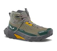 Bottes Salewa Pedroc 2 Leather Mid Powertex vert tige grise jaune - 43