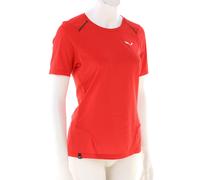 Salewa Pedroc Dry Hybrid Femmes T-shirt 40 Rouge