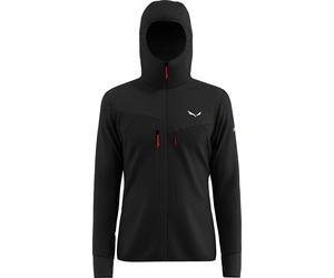 Salewa - Polaire de randonnée douce et stretch - Agner PL M Hd Jacket Black Out pour Homme - Taille S - Noir Noir S