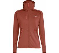 Salewa - Polaire stretch et légère en Polarlite zippée - Agner Hybrid PL DST W FZ Hoody Etruscan Red Melange pour Femme - Taille S - Rouge Rouge S