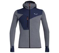 Salewa - Puez 2 Dry L/S Hood Full-Zip Tee - Veste polaire - S - navy blazer