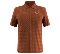 Salewa - Puez Dry S/S Shirt - Chemise - 52 - bombay brown