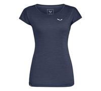 Salewa - Women's Puez Melange Dry S/S Tee - T-shirt - 46 - navy blazer melange