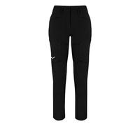 Pantalon Salewa Puez DST Cargo noir logo blanc femme - 38
