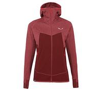 Salewa Puez Hybrid Pl W Fz Hdy Sweat à capuche Mixte, Syrah Melange, 48/42