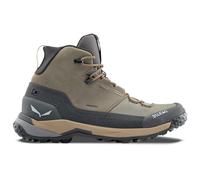 Bottes Salewa Puez Leather Mid Powertex vert gris marron beige - 42