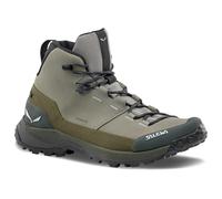 Salewa - Puez Leather Mid Ptx M Shadow Dark Olive - 10 - Chaussures de randonnée