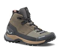 SALEWA Puez Leather Mid Ptx W - Femme - Beige / Gris - taille 37- modèle 2025