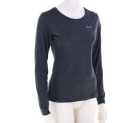 Salewa Puez Melange Dry L/S Femmes T-shirt fonctionnel 36 Noir