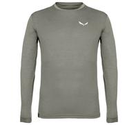Salewa - Puez Melange Dry L/S Tee - T-shirt technique - XXL - faded green melange