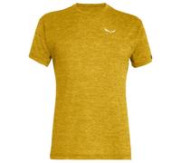 Salewa Puez Melange Dryton Short Sleeve T-shirt Jaune S Homme
