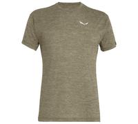Salewa - Puez Melange Dry S/S Tee - T-shirt - 58 - dark olive melange