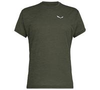 Salewa - Puez Melange Dry S/S Tee - T-shirt - 60 - faded green melange