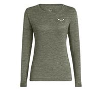 Salewa Puez Melange Dry Tee W, Faded Green Melange, 3XL
