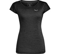 Salewa T-shirt femme Puez Melange Dry manches courtes black out melange 46/40