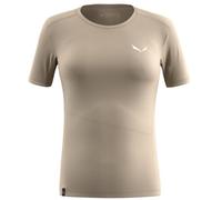 Salewa Puez Sporty Dry Short Sleeve T-shirt Beige L Femme