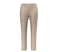 Salewa Pantalon convertible de randonnée Puez Talvena Durastretch 2/1 Beige S Femme