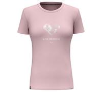 Salewa Pure Heart Dry T-Shirt pour Femme Rose Taille M