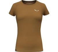 SALEWA Pure Sal. Merino T-Shirt Women, Golden Brown Melange, L