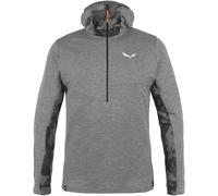 Salewa Quarter Zip Fleece Fabric Gris chiné Petit Male