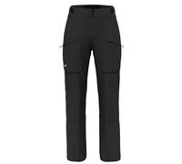 Salewa Pantalon de ski de randonnée Sella 3L PTX Powertex Femme Noir