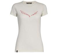 Salewa Solid Dri-rel S/S T-Shirt de Sport Femme, Femme, Tricot de Sport., 00-0000027019, Blanc (White), 42